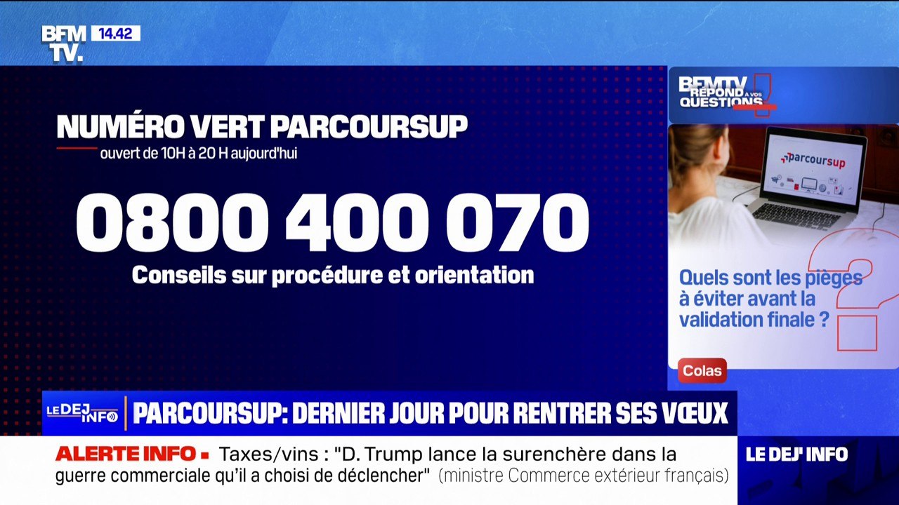 Parcoursup: quels sont les pièges à éviter avant la validation finale? BFMTV répond à vos questions