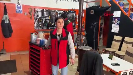 Ağabeyine özendi 15 yaşında otosanayinin Melike ustası oldu