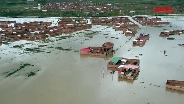 Bolivia, le coltivazioni di Viacha distrutte dal maltempo: le immagini dal drone