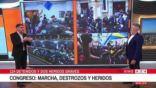 🔴 LA VIOLENCIA FUERA Y DENTRO DEL CONGRESO EN EL PASE ENTRE LAJE Y NOVARESIO