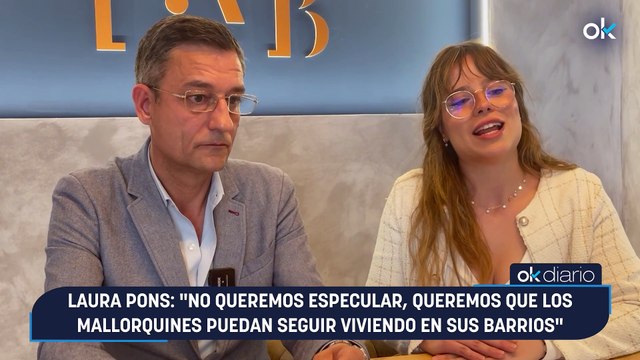 Laura Pons: No queremos especular, queremos que los mallorquines puedan seguir viviendo en sus barrios