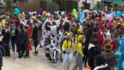 Premier carnaval des lycées de Bayeux