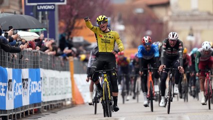 Cycling - Tirreno-Adriatico 2025 - Stage 4 highlights... Olav Kooij wins a gruelling stage