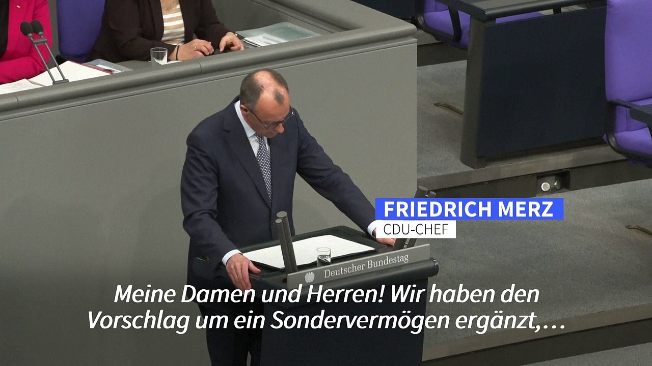 Sondervermögen: Merz will Grüne mit Milliarden Euro fürs Klima überzeugen