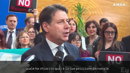 ReArm Europe, Conte: "Troppe ambiguita' nella piazza del 15"