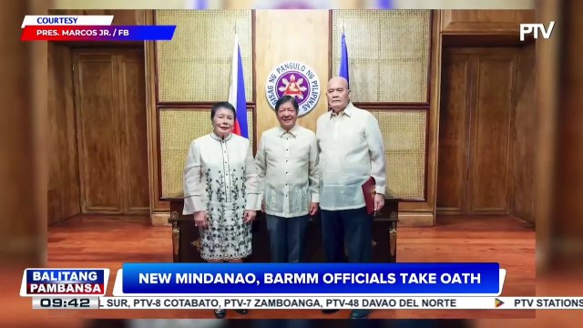 New Mindanao, BARMM officials take oath