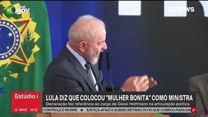 Lula diz que escolheu Gleisi Hoffmann por ser "mulher bonita" e internet reage