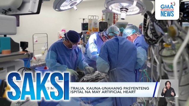 Lalaki mula Australia, kauna-unahang pasyenteng nakalabas ng ospital na may artificial heart | Saksi