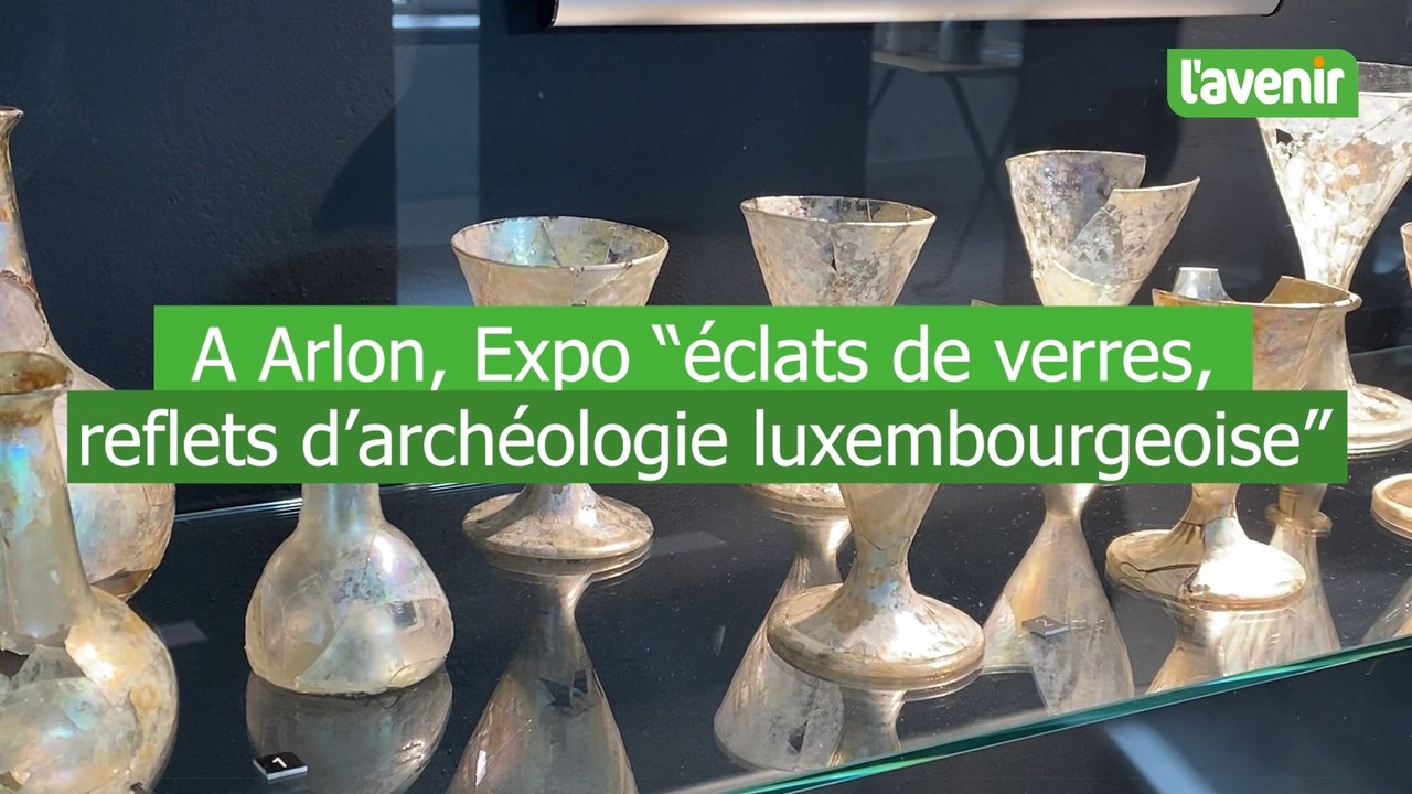 Le musée archéologique d’Arlon propose l’exposition « Éclats de verres, reflets d’archéologie luxembourgeoise»