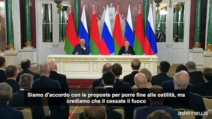 Putin: bene tregu, ma per pace rimuovere cause profonde crisi