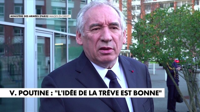 François Bayrou : «On a pu traiter à fond de la situation en Ukraine»