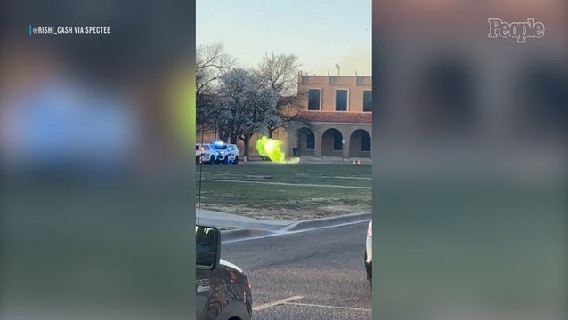 Texas Tech University Cancels Classes as Mystery Green Manhole Explosion Sets Off Fires on Campus