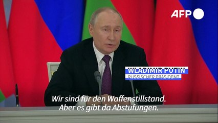 Putin: Waffenruhe hängt von "Situation in Kursk" ab