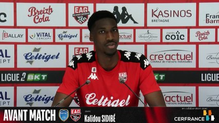 ESTAC - EAG : le point presse de Kalidou Sidibé