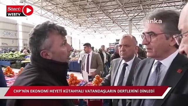 CHP’nin ekonomi heyeti Kütahyalı vatandaşların dertlerini dinledi