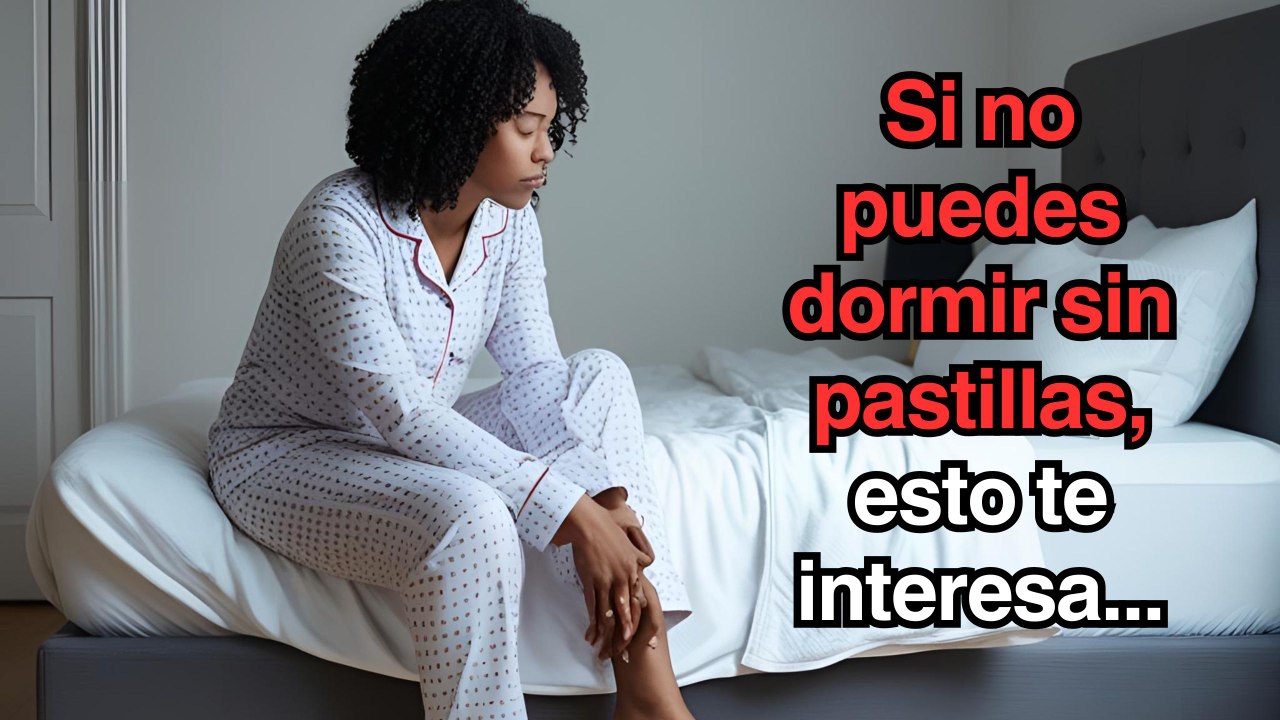 Si no puedes dormir sin pastillas, esto te interesa
