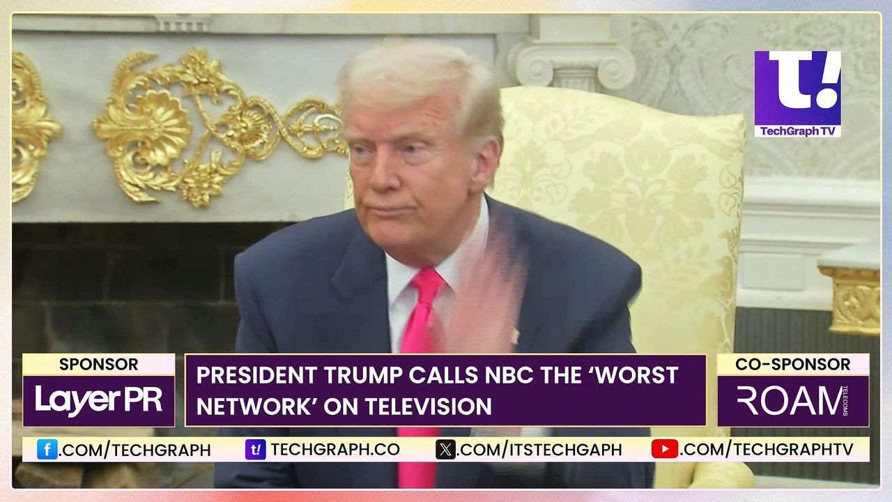 US President Donald Trump Calls NBC A 'Worst Network' On Television