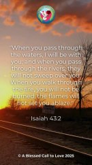 Word of God Isaiah 43:2 Scripture Video