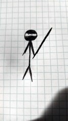 Ninja nero personaggi disegno