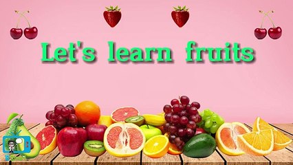 Fruits Name in English for Kids | Learn Fruits with Pictures & Fun!