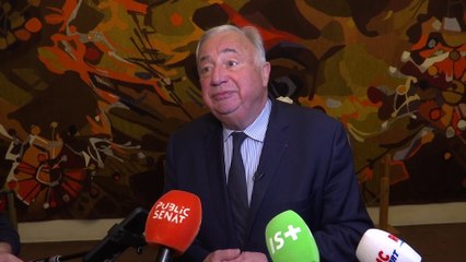 Réponse de Gérard Larcher sur le budget du sport à l'occasion d'un colloque sur l'héritage des JO