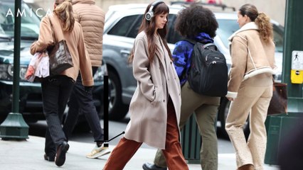 Il Look Cozy Chic di Dakota Johnson sul Set di Verity 🎬