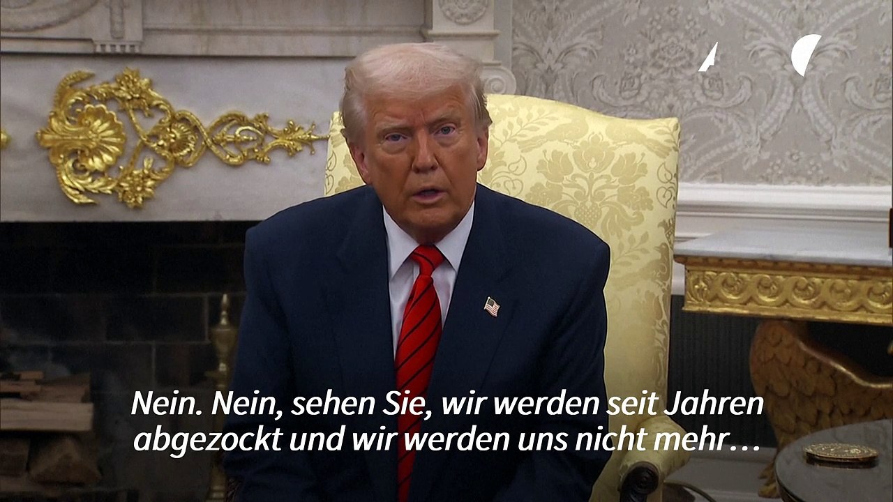Trump will bei Zöllen 'nicht nachgeben'