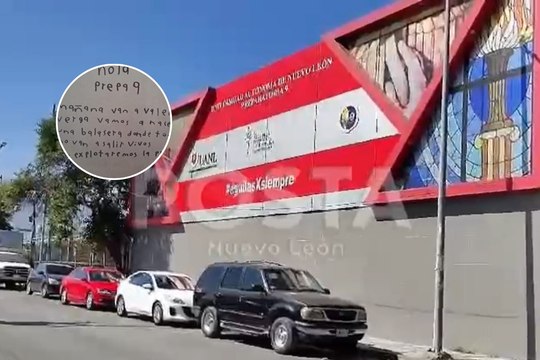 Supuesta amenaza en Prepa 9 moviliza a elementos policiales