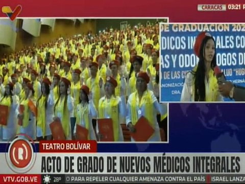 Más de mil 900 especialistas en salud son egresados de la UCS en Caracas