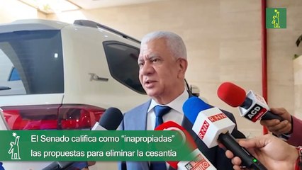 El Senado califica como “inapropiadas” las propuestas para eliminar la cesantía