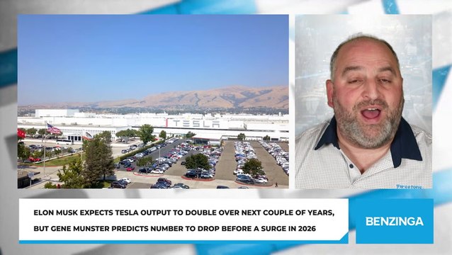 Elon Musk Expects Tesla Output To Double Over Next Couple Of Years, But Gene Munster Predicts Number To Drop Before A Surge In 2026