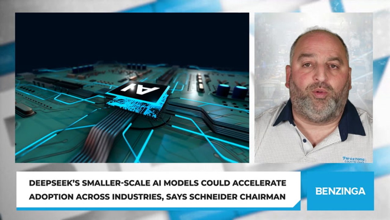 DeepSeek’s Smaller-Scale AI Models Could Accelerate Adoption Across Industries, Says Schneider Chairman