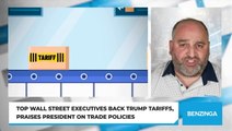 Top Wall Street Executives Back Trump Tariffs, Praises President On Trade Policies