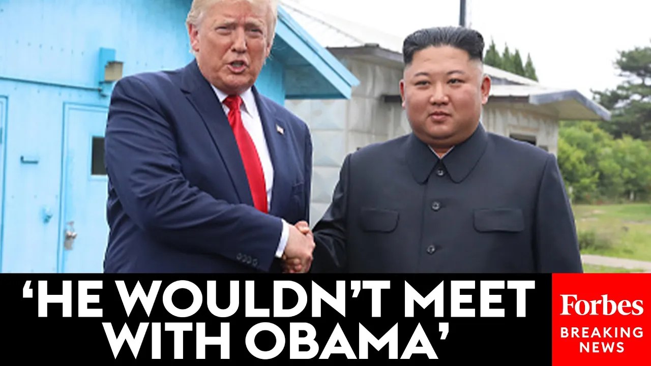Trump Takes Swipe At Obama As He Touts His 'Great Relationship' With North Korea's Kim Jong Un