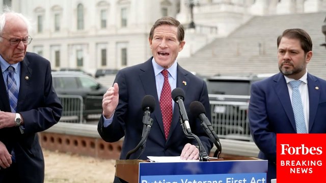 Veterans Affairs Committee Democrats And Bernie Sanders Warn Of DOGE Cuts To VA