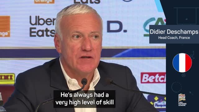 Deschamps not surprised by Dembele's dazzling form