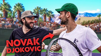 I Challenged The GOAT Novak Djokovic To A 1v1 Match