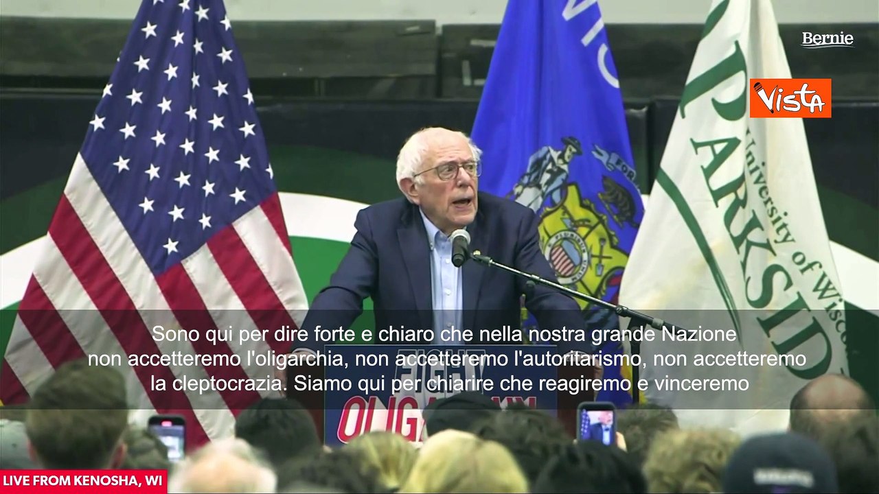 Bernie Sanders contro Trump e Musk: Non accettiamo autoritarismo, lotteremo e vinceremo