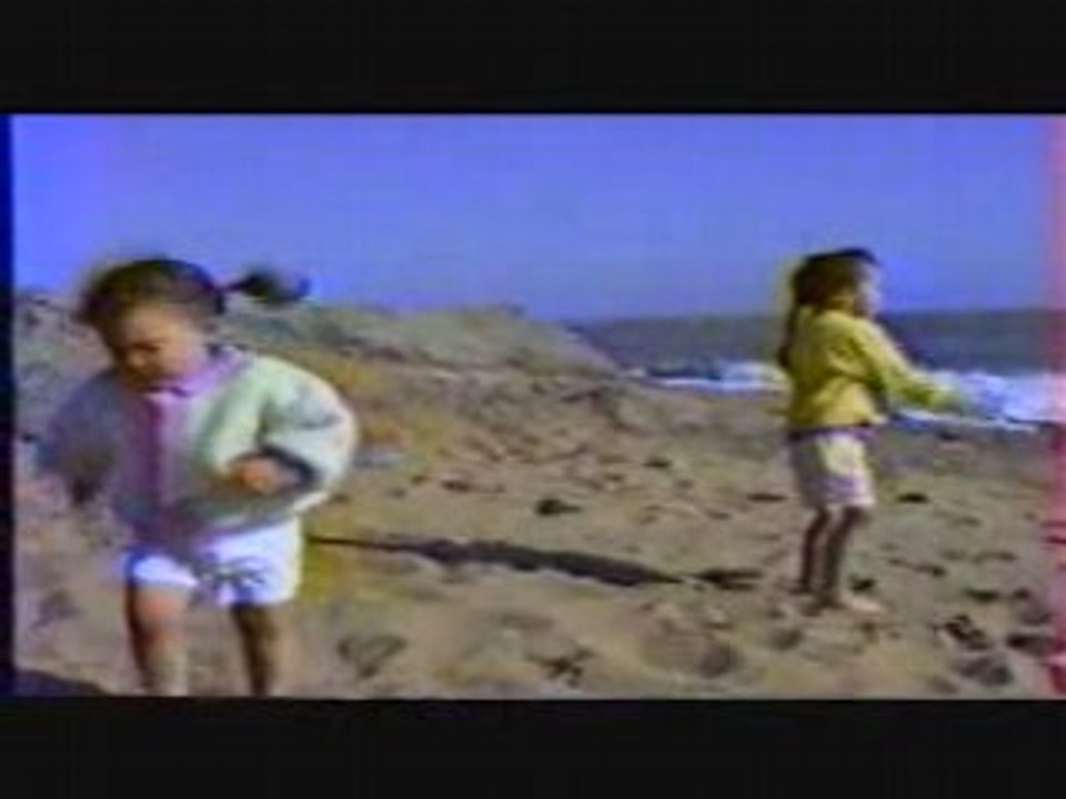 Ma soeur et moi à la plage