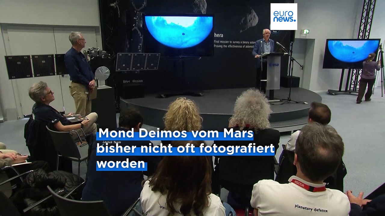 ESA-Raumsonde nimmt detaillierte Bilder vom Mars und seinen Monden auf