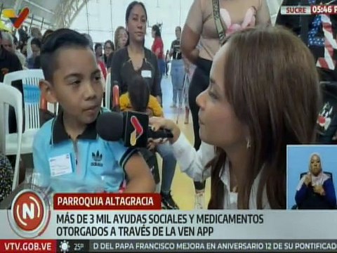 Sucre | Más de 3 mil ayudas sociales fueron entregados a través del 1X10 en la parroquia Altagracia