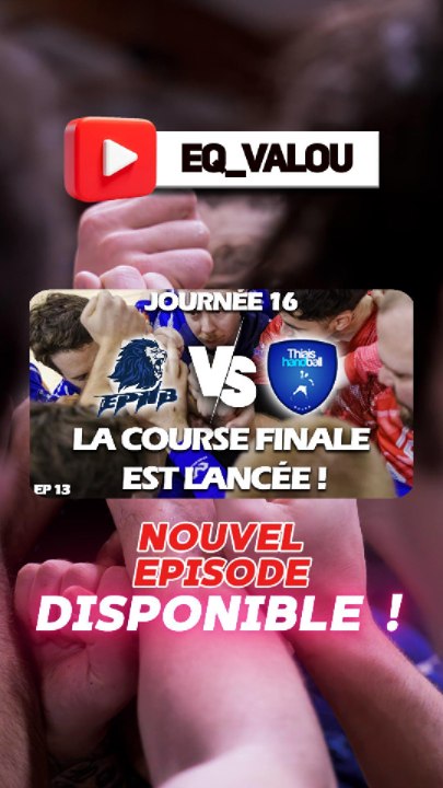 Épisode 13 de la série Projet Région disponible sur ma chaîne YouTube ! Match contre Thiais !  La course finale à la montée est lancée !#Handball #Hand #EPHB #Youtube #HandballPassion