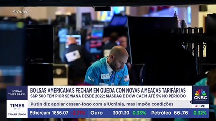 Secretário do Tesouro dos EUA não teme baixa do mercado e considera mudança como volátil | CNBC BREAKING