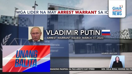 Mga lider na may arrest warrant sa ICC | Unang Balita