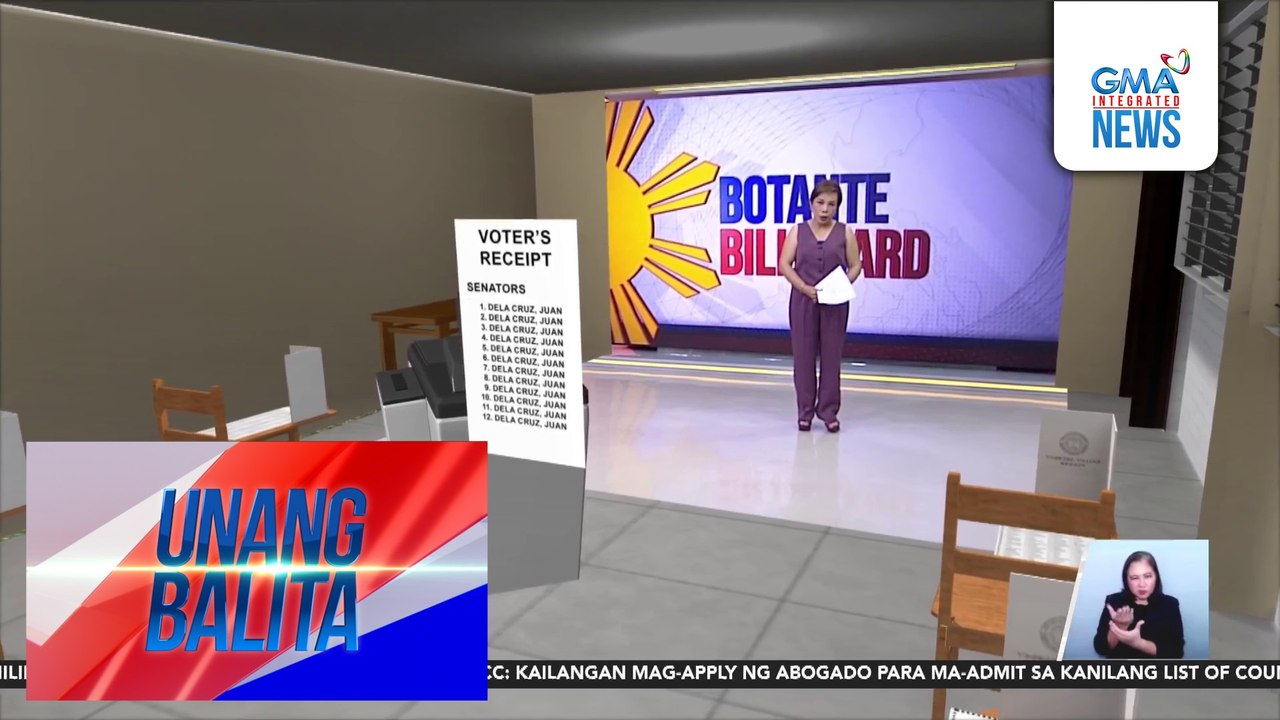 Paano nga ba gamitin ang Automated Counting Machines (ACM) sa Eleksyon 2025? | Unang Balita