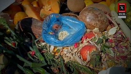 Captan a hombre dentro del cráter del Popocatépetl dejando ofrenda