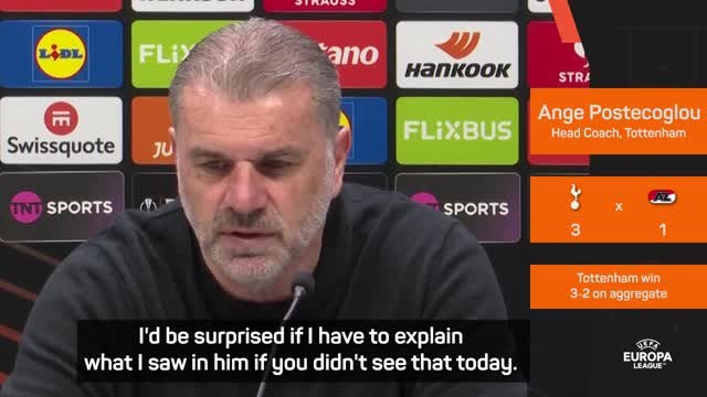 Postecoglou 'super pleased' for Odobert after crucial brace