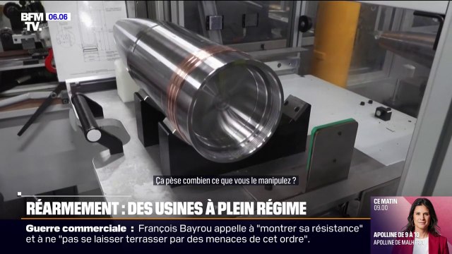 Cette usine près de Bourges produit 6.000 obus par mois, soit deux fois plus qu'avant la guerre en Ukraine
