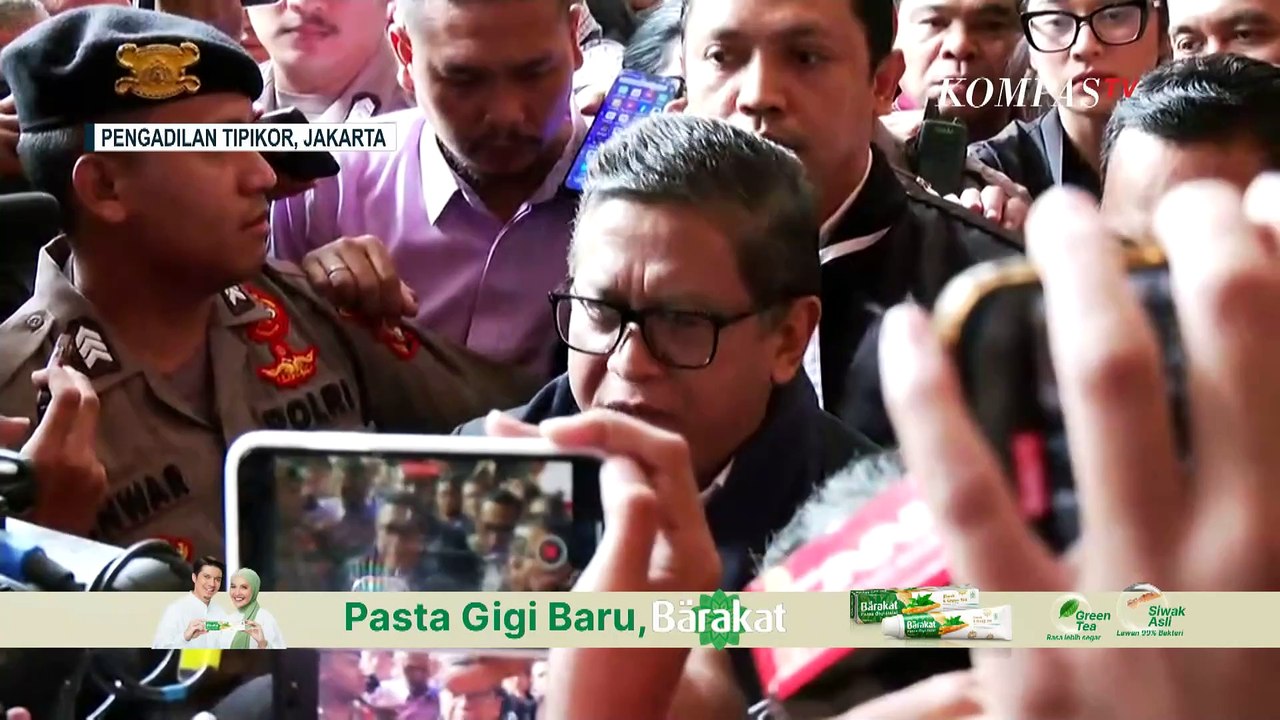 Kata Hasto Kristiyanto Usai Dengarkan Dakwaan Jaksa di Sidang Perdana