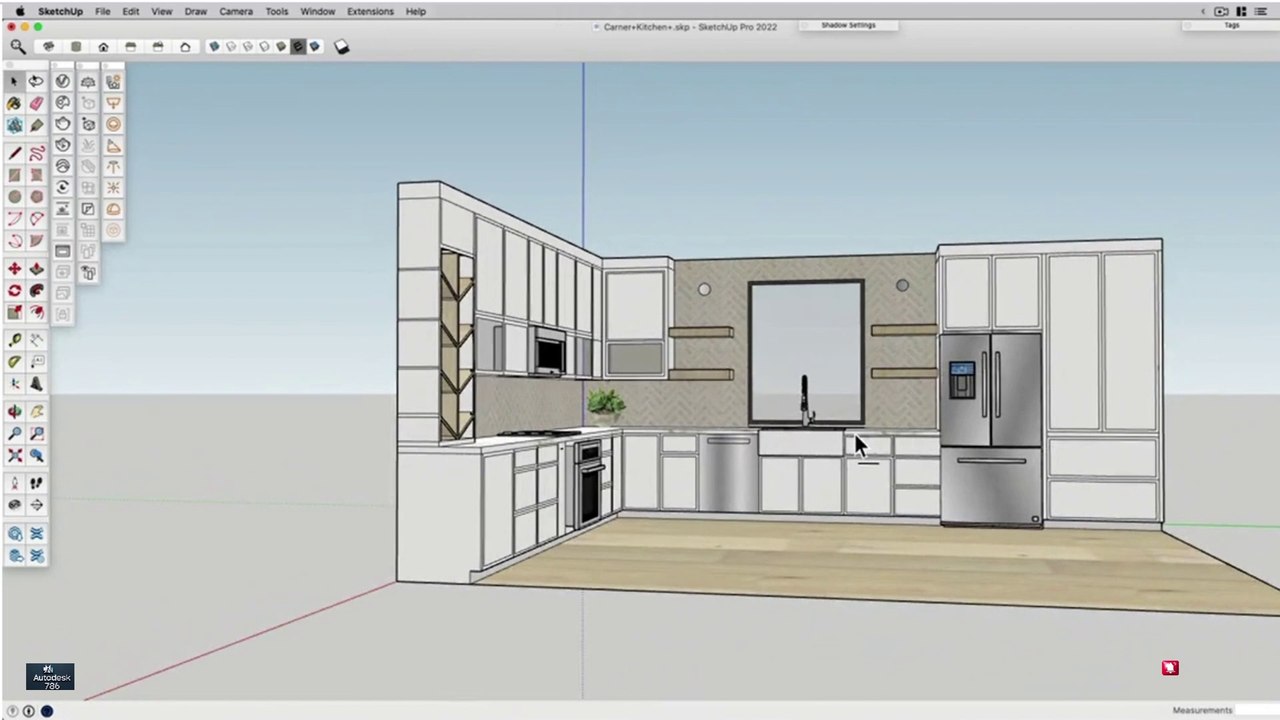 Modeling For v - Ray Gaps and Reveals in Sketchup | Part # 03 | #sketchup #sketchupmodels #civil3d #Autodesk #civil3d